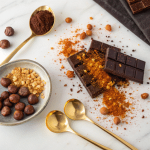 Ingredients for Dubai chocolate bar