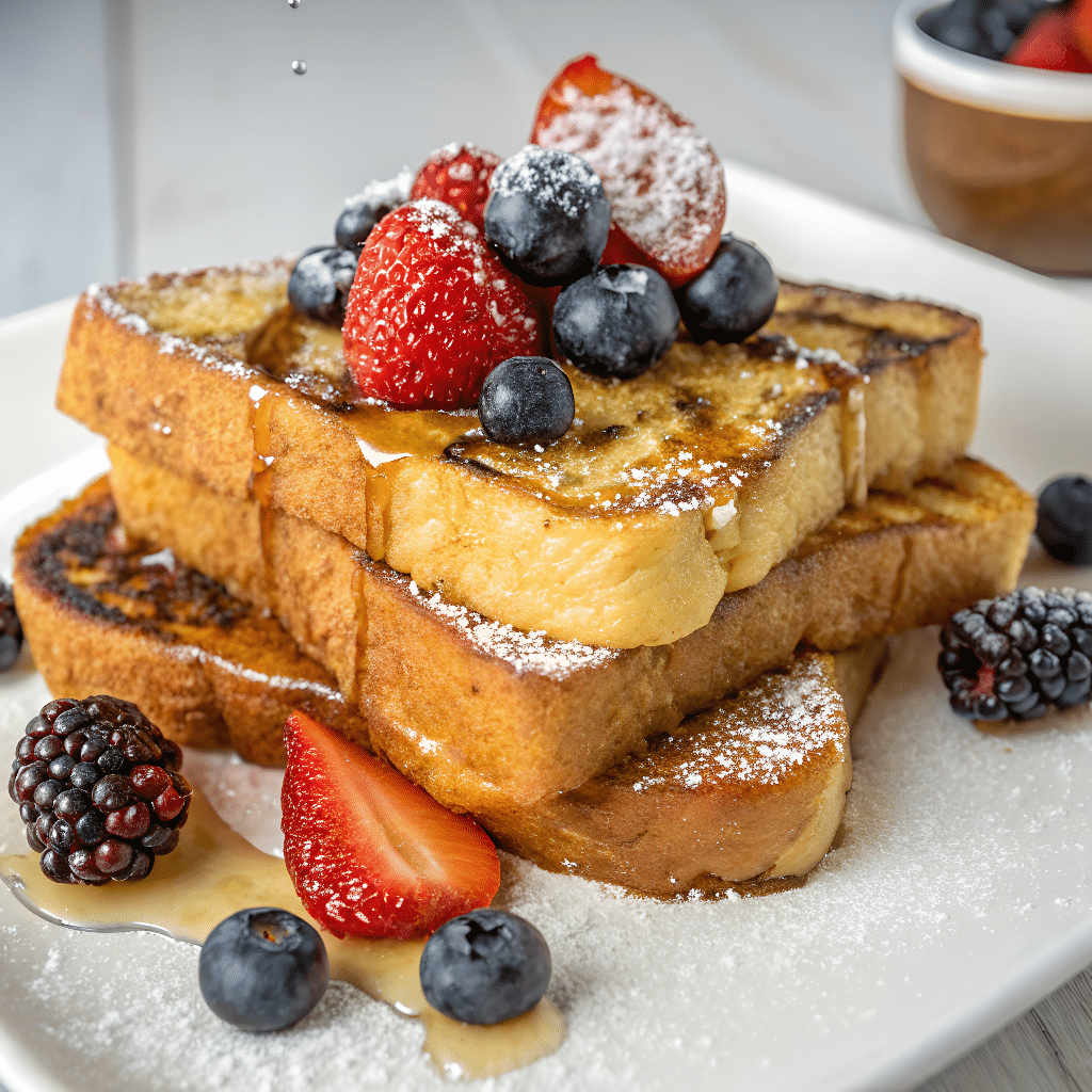 French Toast recipe golden slices featured