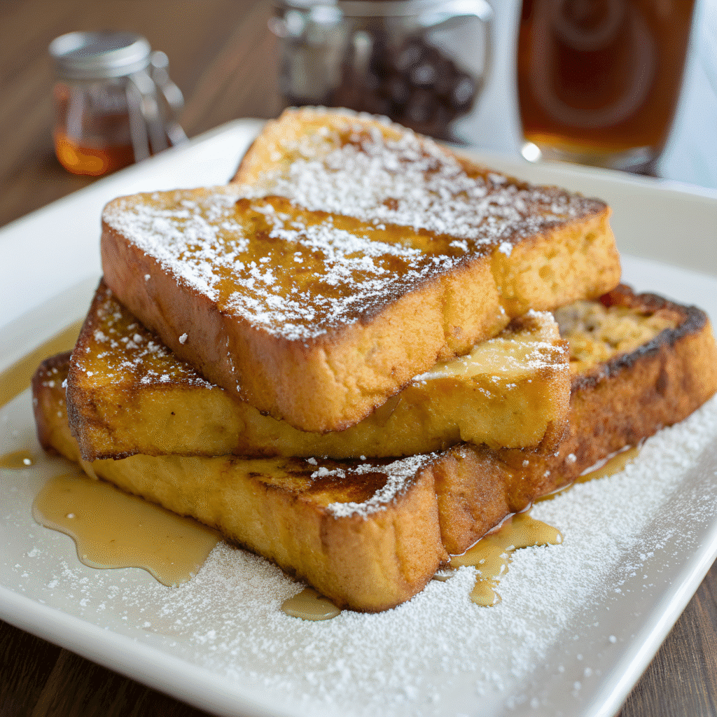 French Toast recipe golden slices featured