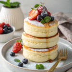 Japanese pancake featured - soufflé and okonomiyaki