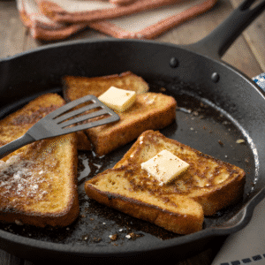 French Toast skillet cooking step