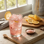Pink salt recipe weight loss drink with Himalayan salt and lemon