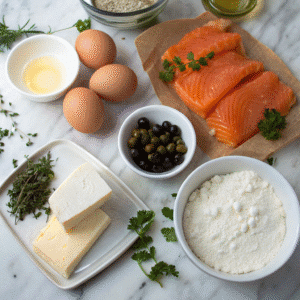 French appetizers recipe ingredients including cheese and olives
