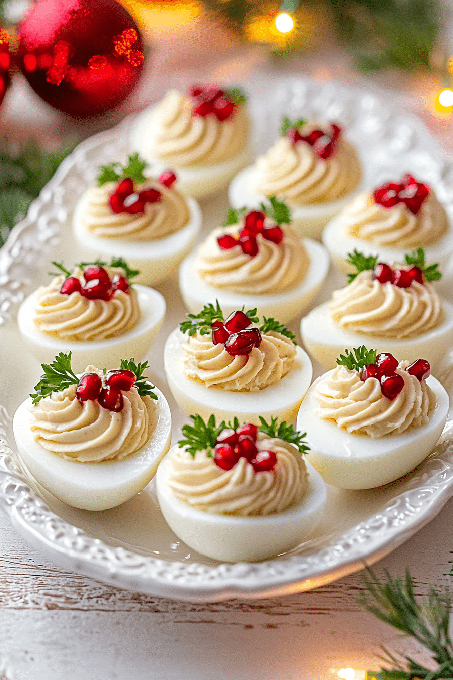 Christmas Deviled Eggs