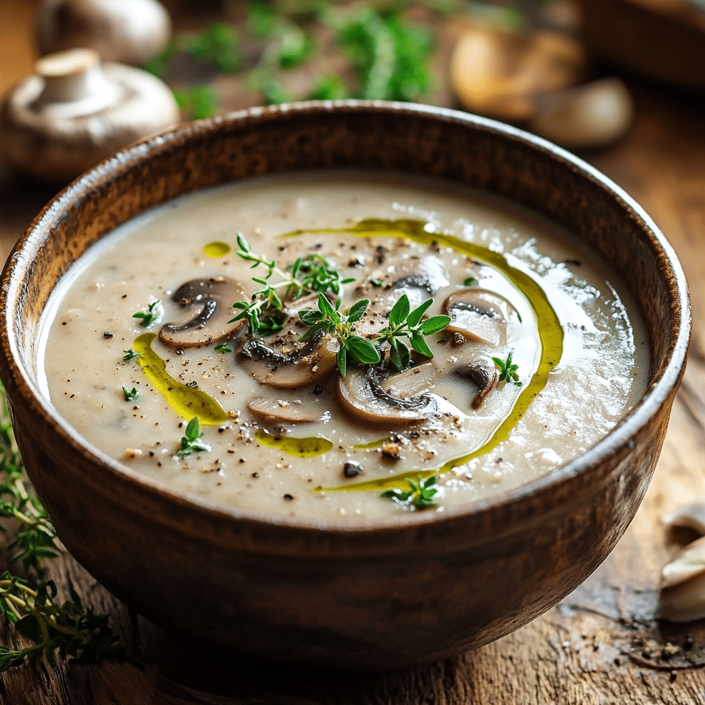 mushroom soup recipe