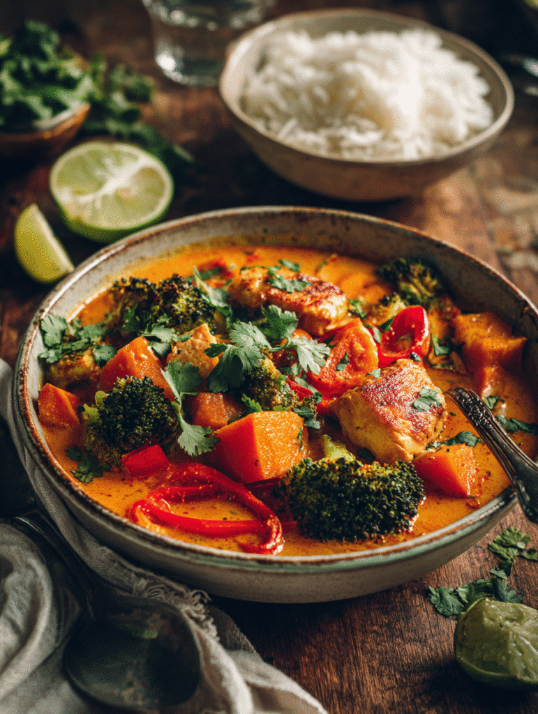 Coconut Curry Chicken with Veggies