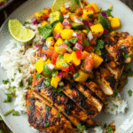 Blackened Chicken with Mango Salsa