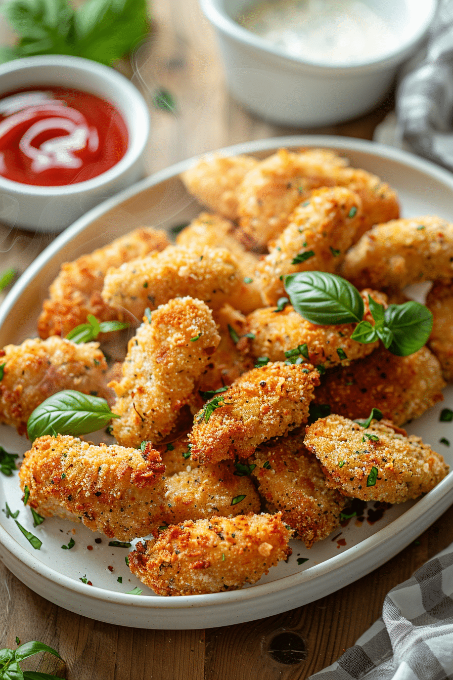 Crispy Baked Chicken Nuggets