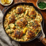 one-pot garlic butter chicken and rice