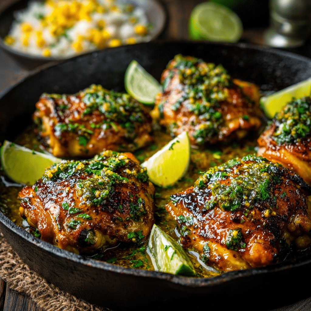 Cilantro Lime Chicken Thighs