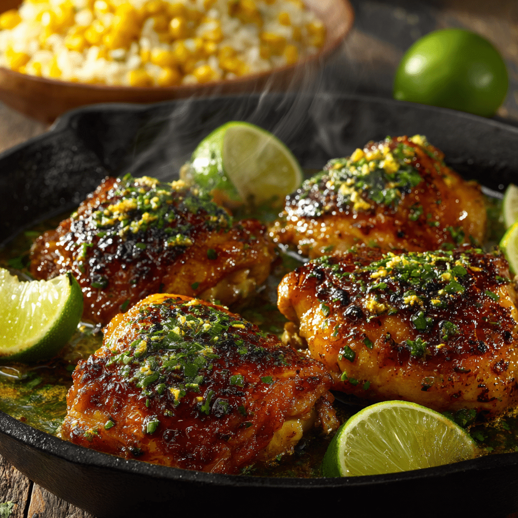 Cilantro Lime Chicken Thighs