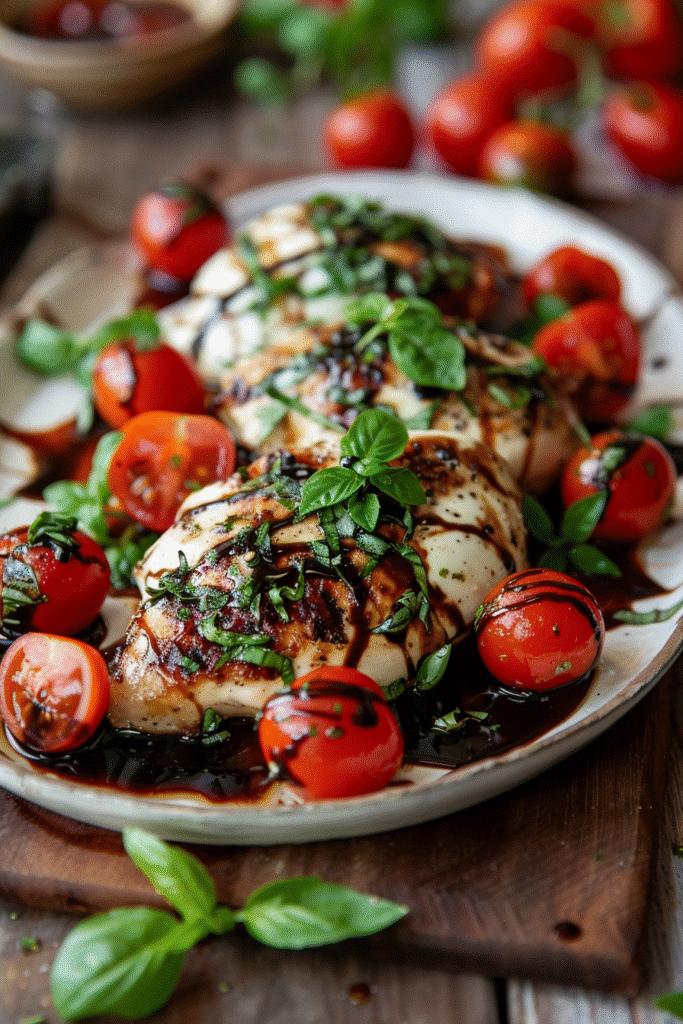 Easy Caprese Chicken