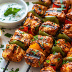 Moroccan Spiced Chicken Skewers