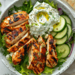 Greek Chicken Tzatziki Bowls
