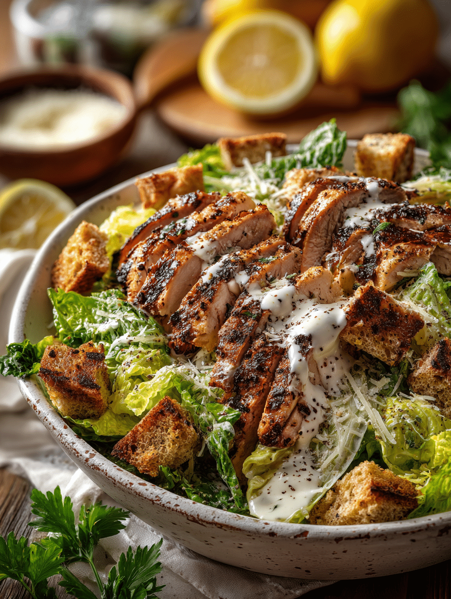 Grilled Chicken Caesar Salad