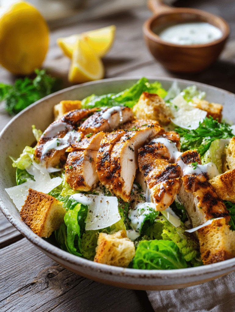 Grilled Chicken Caesar Salad