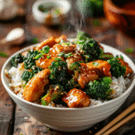 Chicken & Broccoli in Garlic Sauce