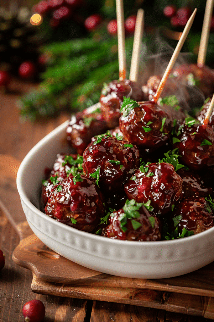 Easy Cranberry Meatballs