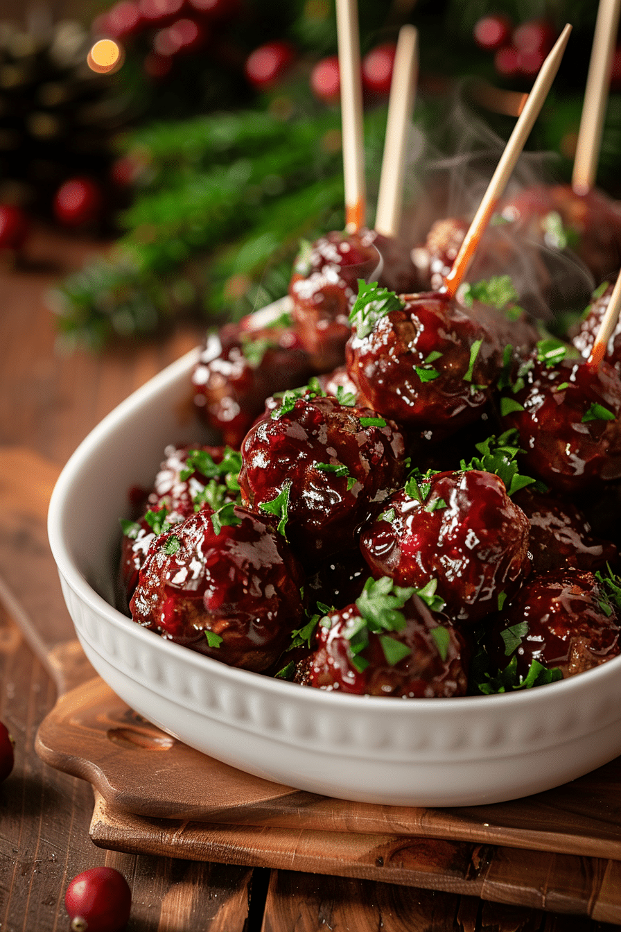 Easy Cranberry Meatballs