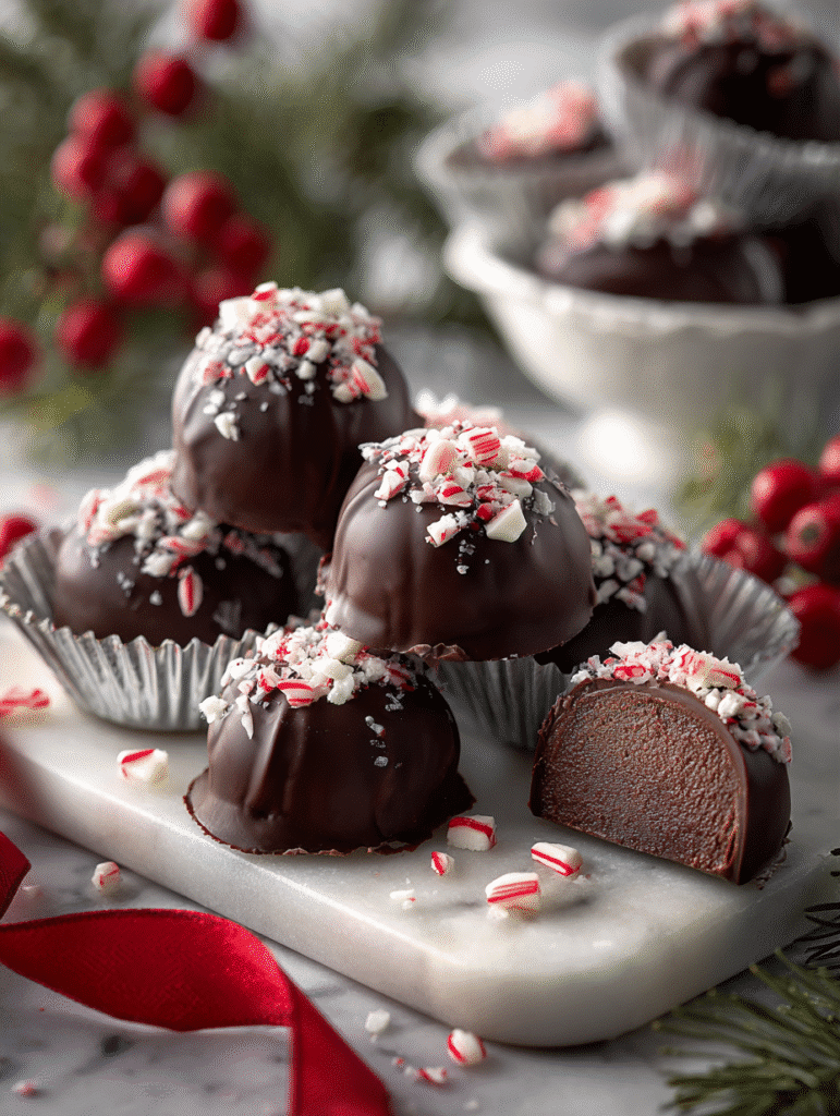 Chocolate Peppermint Truffles
