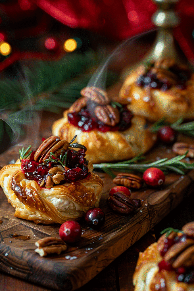 Easy Cranberry Brie Bites