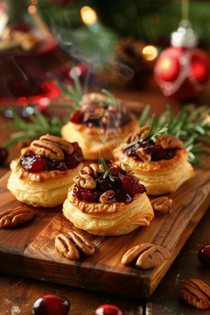 Easy Cranberry Brie Bites