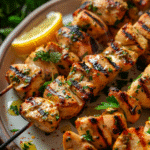 Garlic Herb Chicken Kabobs