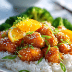 Healthy Orange Chicken (Baked)