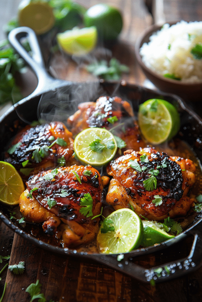 Honey Lime Chicken Skillet