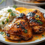 Orange Ginger Glazed Chicken
