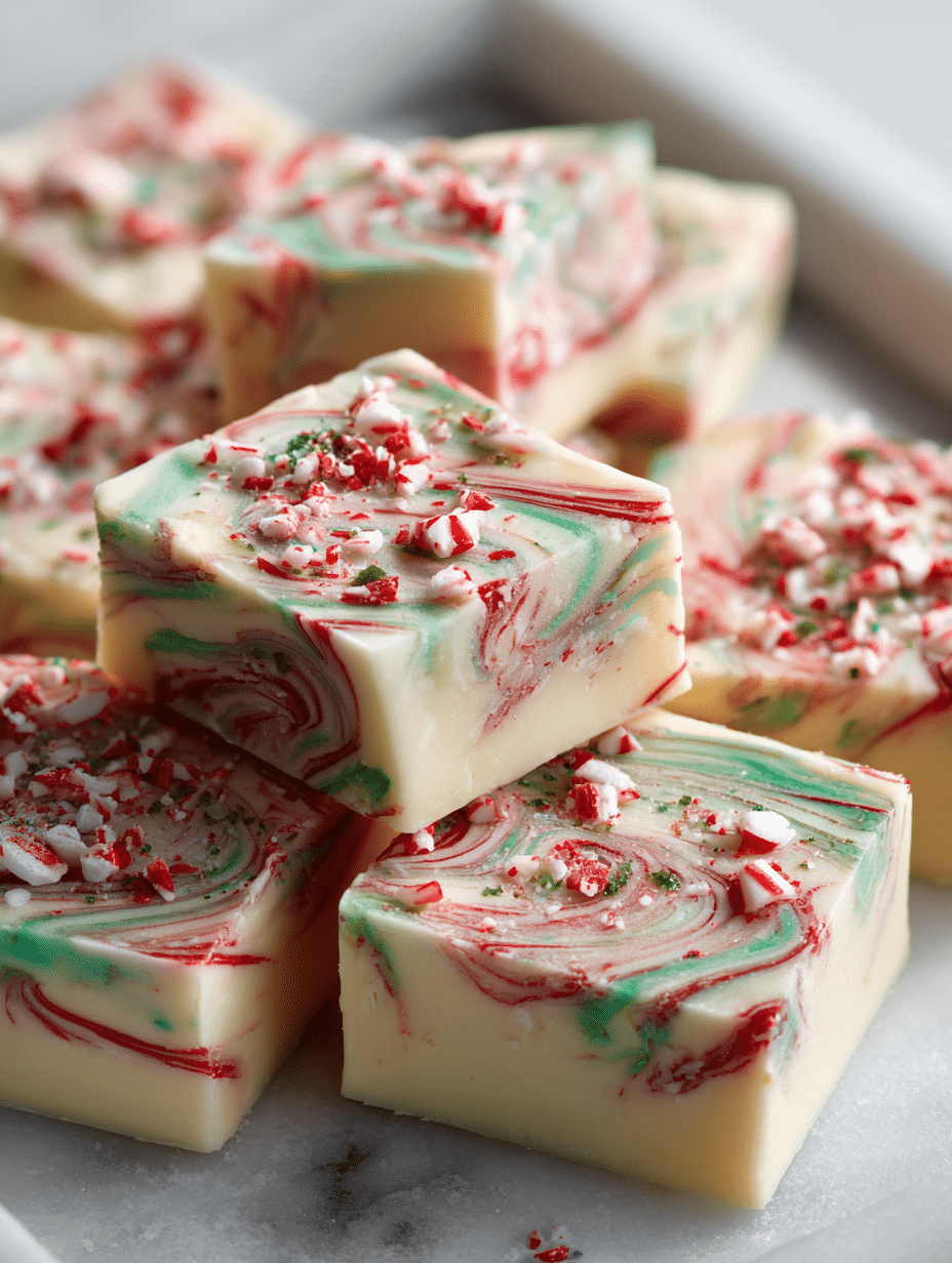 Candy Cane Fudge