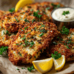 BAKED PARMESAN CRUSTED CHICKEN