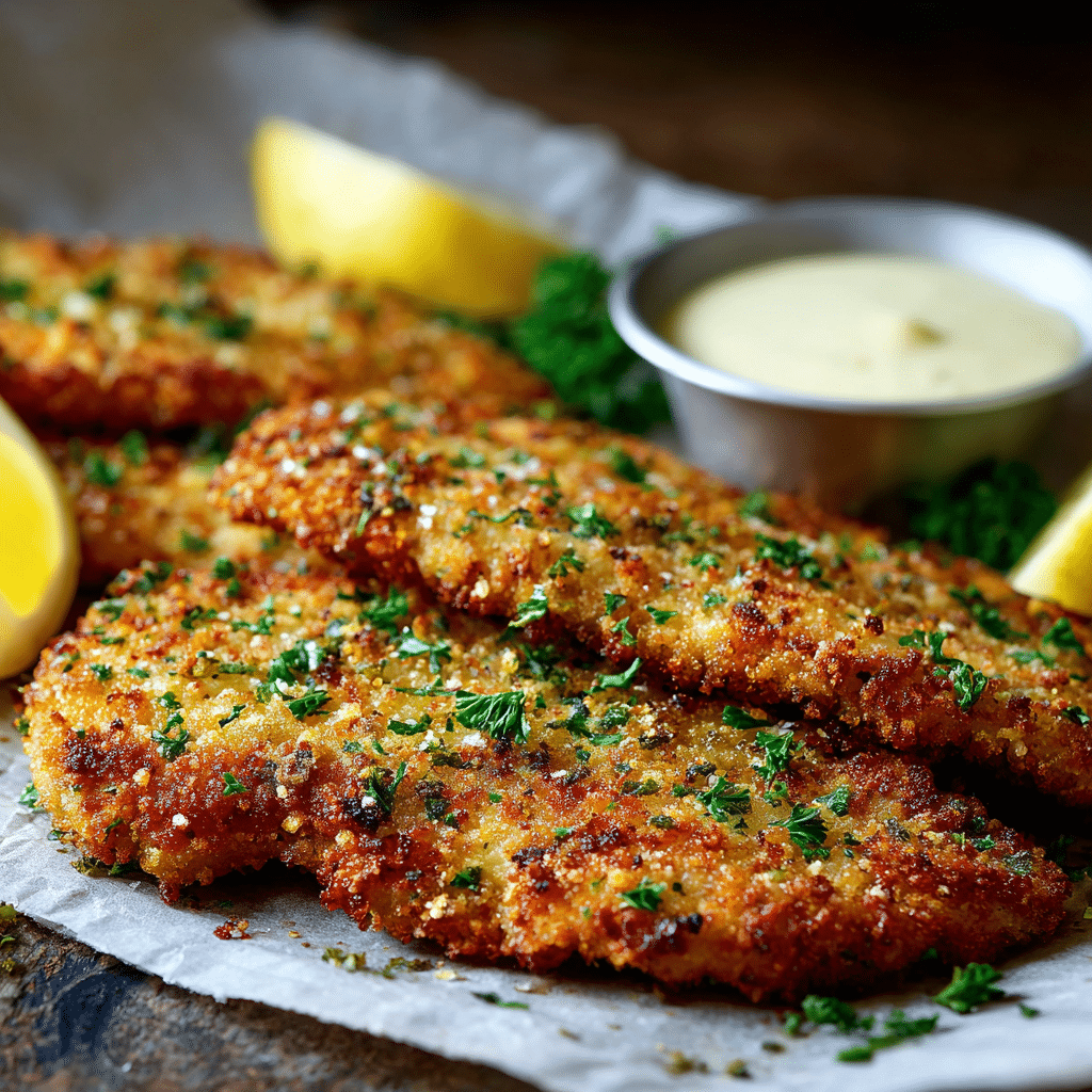 BAKED PARMESAN CRUSTED CHICKEN