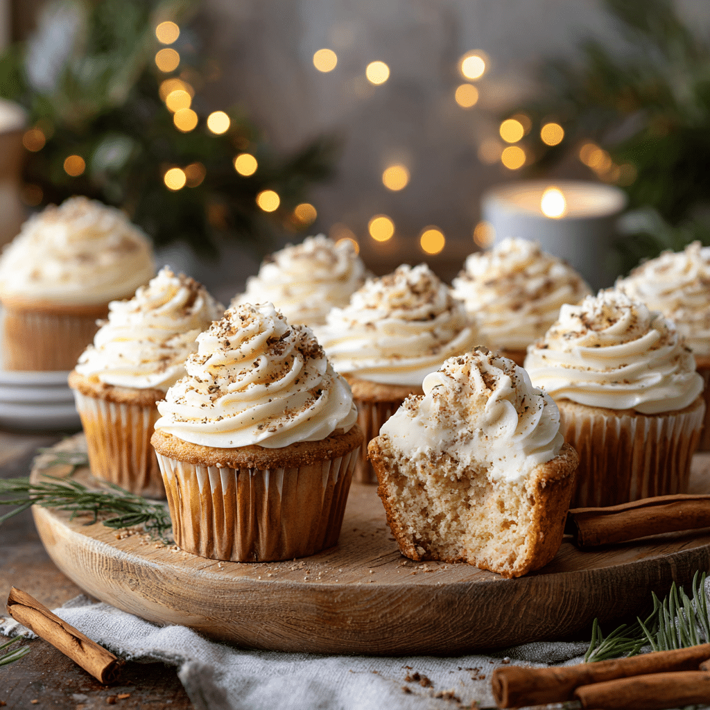 Eggnog Cupcakes