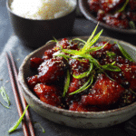 Sticky Garlic Gochujang Chicken