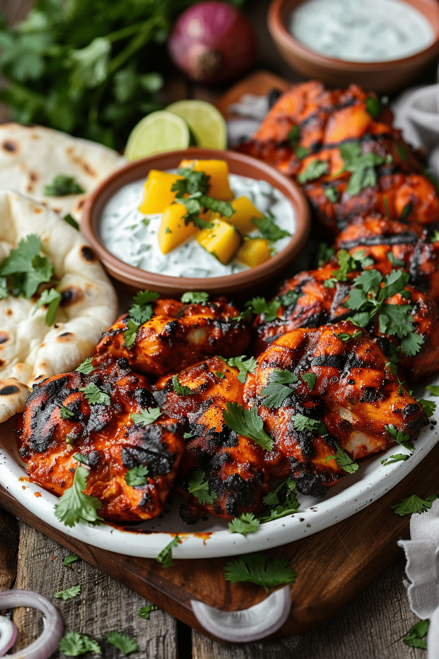 Tandoori Chicken with Raita