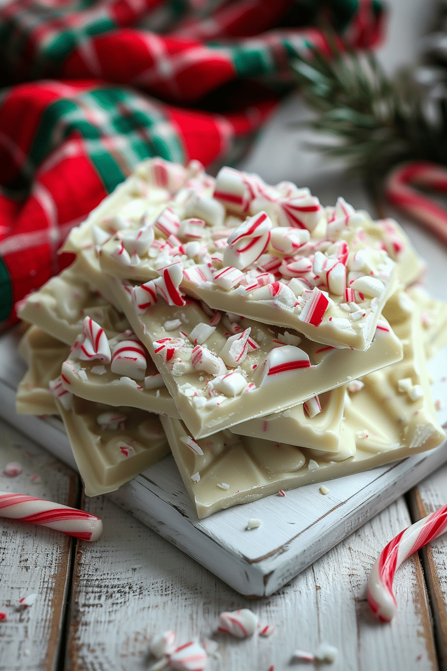 White Chocolate Peppermint Bark