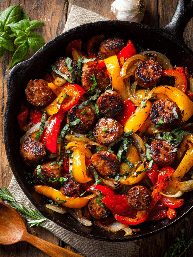 Sausage and Peppers Skillet