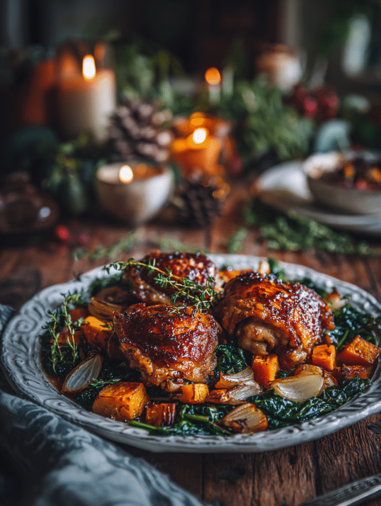 Apple Cinnamon Chicken Thighs
