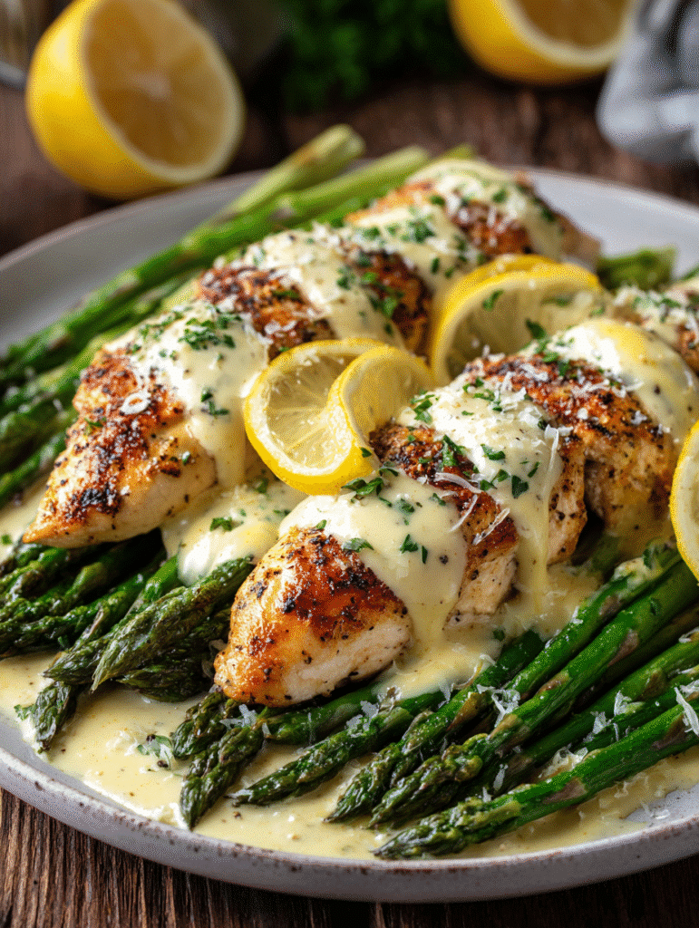 Chicken With Lemon Asparagus