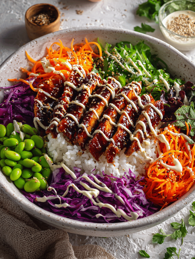 Quick Teriyaki Chicken Bowl