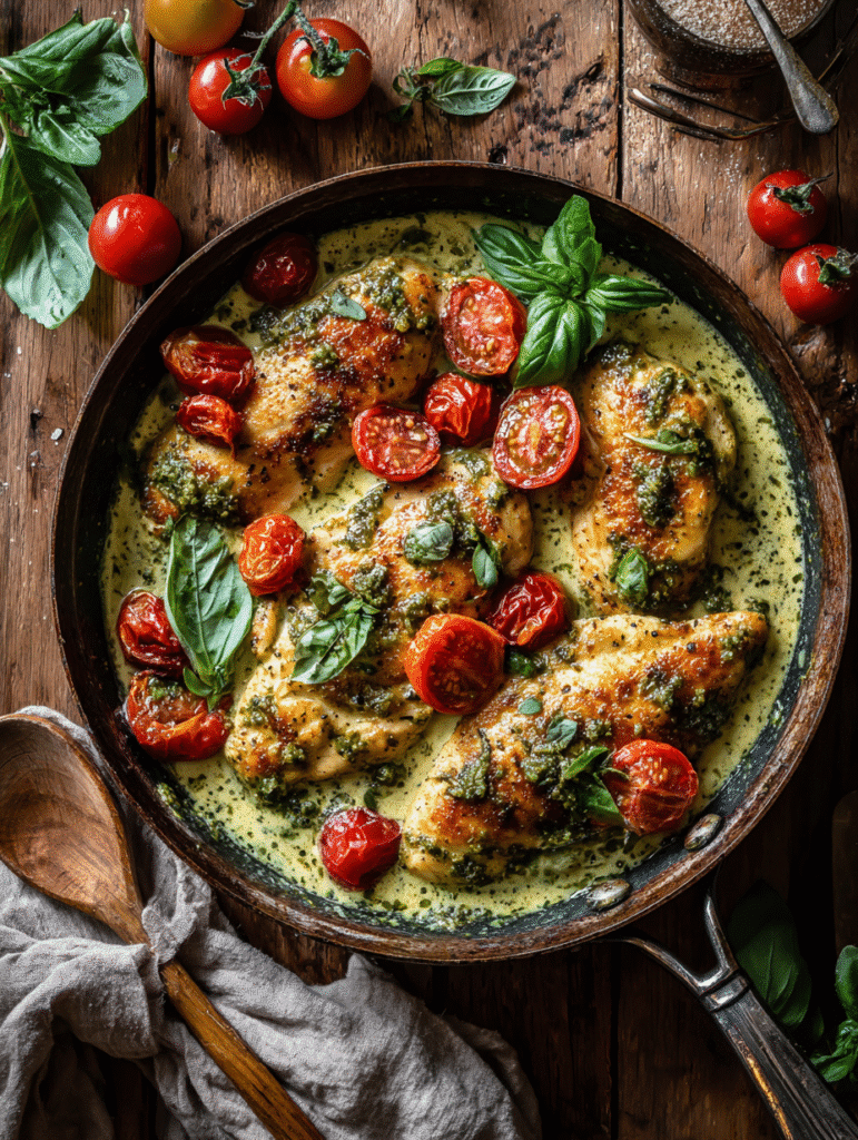 Creamy Pesto Chicken
