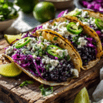 black bean tacos