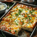 Sheet Pan Eggs with Cottage Cheese
