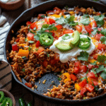 Turkey Taco Skillet with Rice