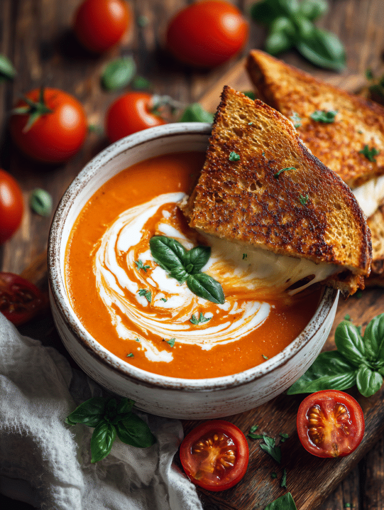 Tomato Soup and Grilled Cheese
