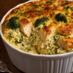 Easy Chicken Broccoli Rice Casserole