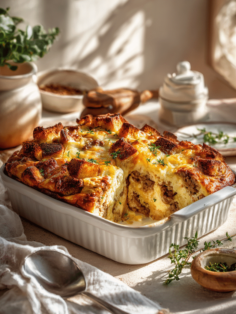 Easy Sausage Egg Bake Casserole