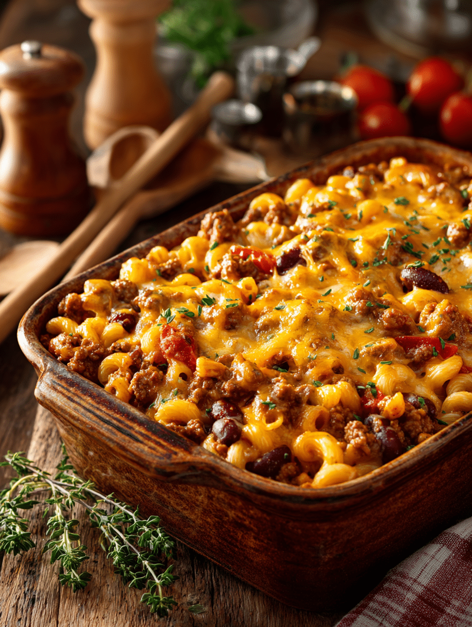 Chili Mac Casserole