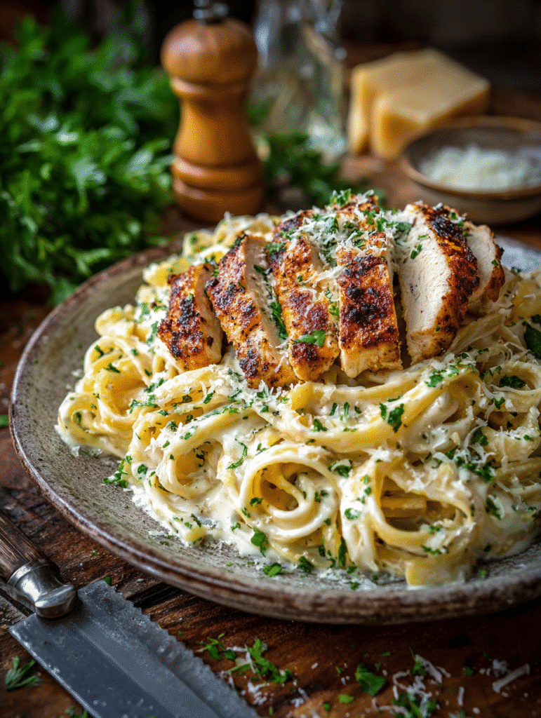Creamy Cajun Chicken Alfredo